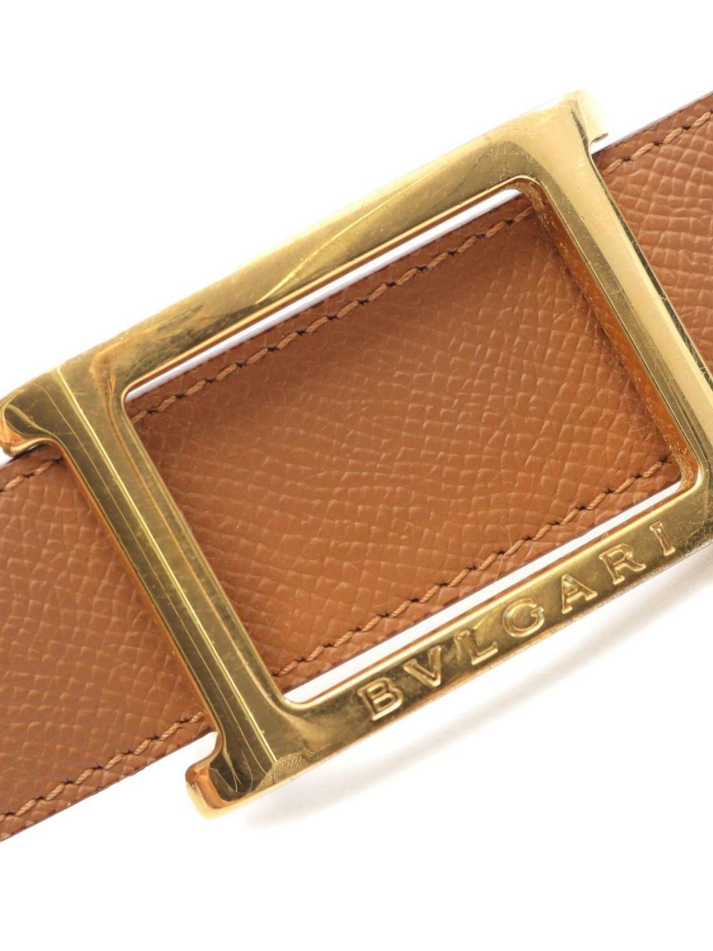 2010s buckled leather belt Product Image
