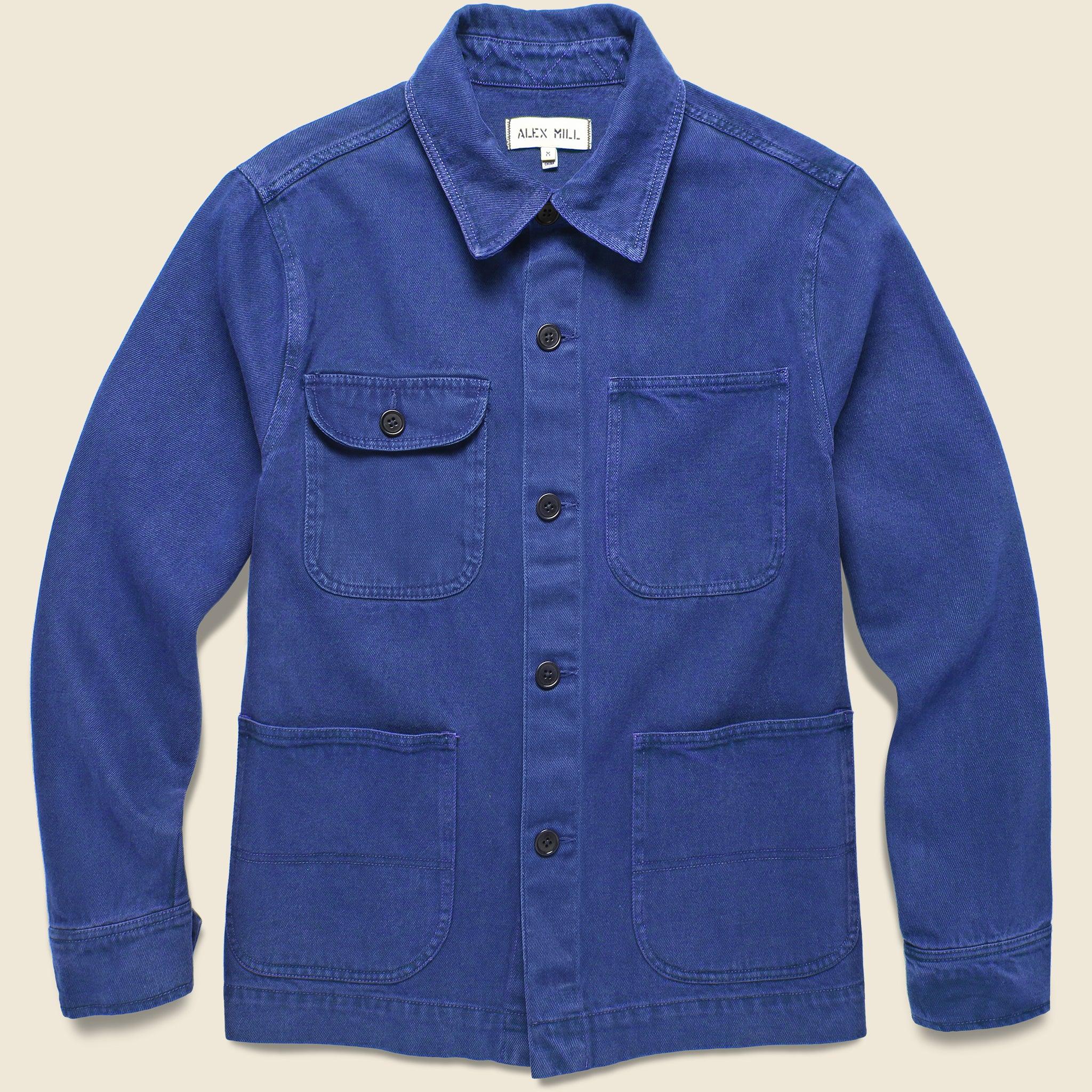 Denim Work Jacket - Navy Product Image