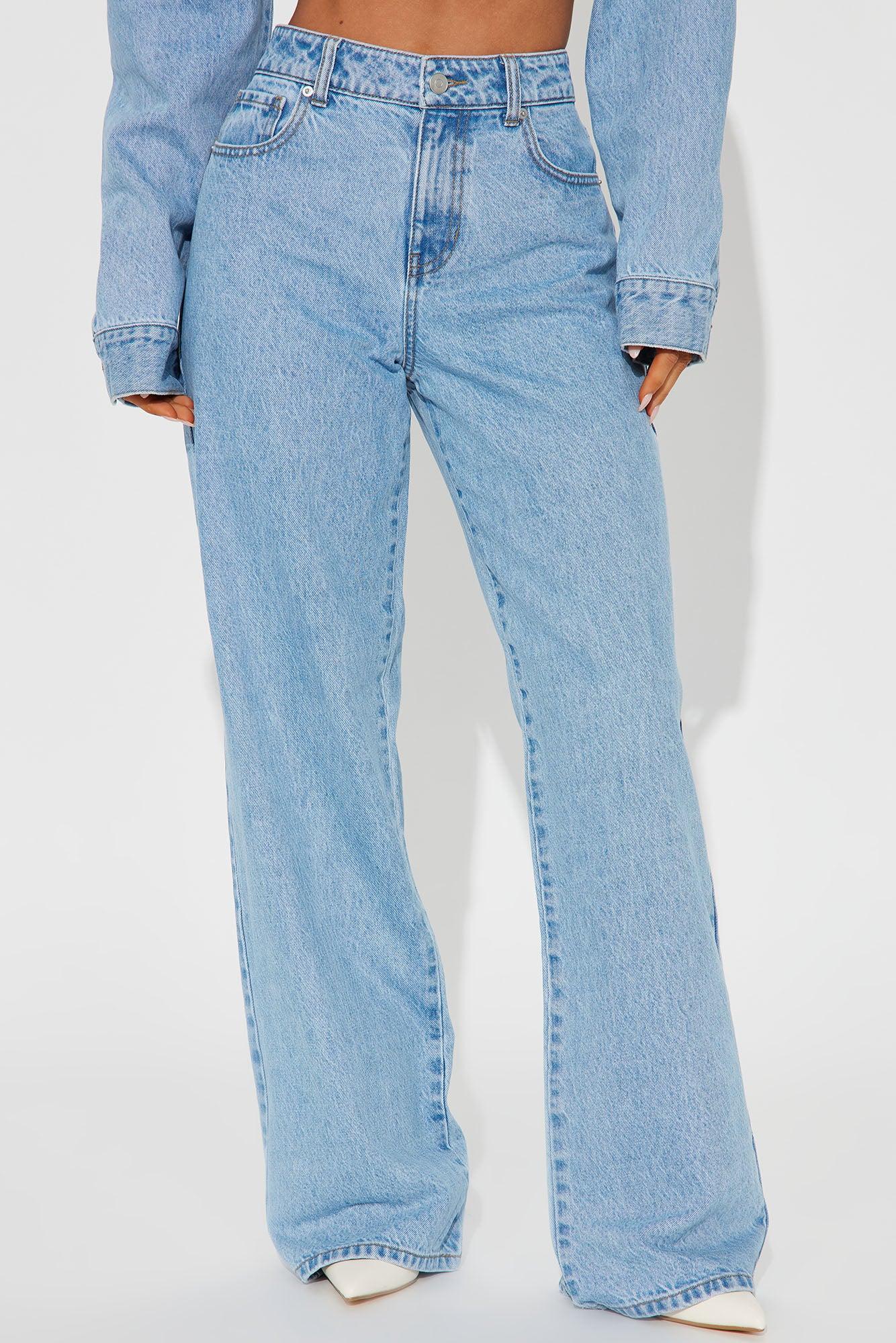 Match Made In Heaven Straight Leg Jeans - Light Wash Product Image