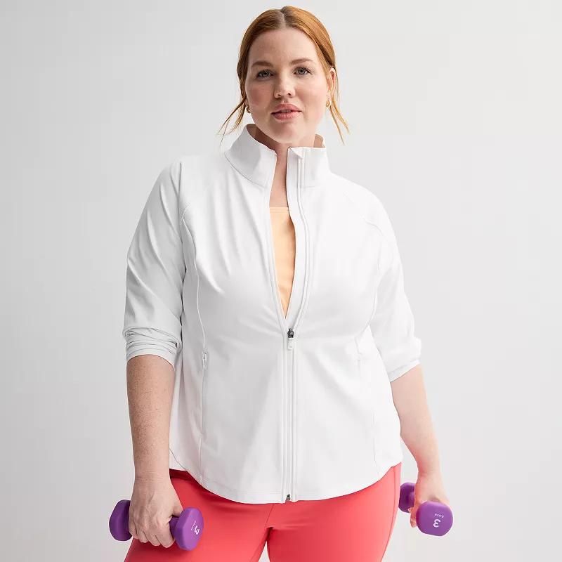 Plus Size Tek Gear® Ultrastretch Performance Jacket, Women's, Size: 4XL, Black Product Image