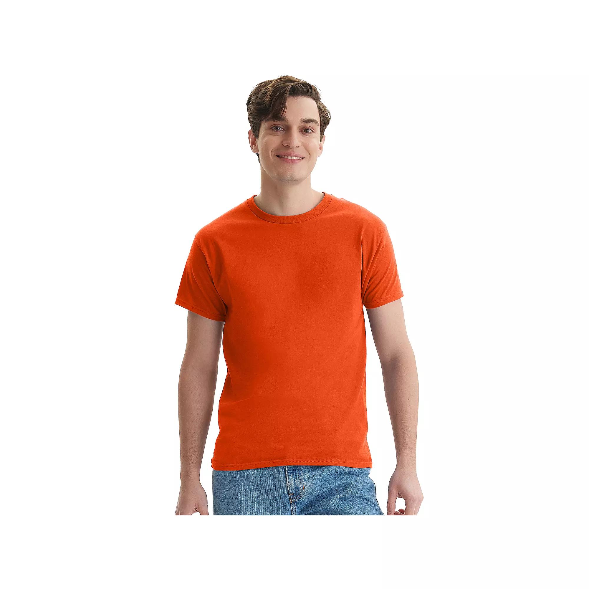Men's Hanes® Essentials 4-Pack Cotton T-Shirt,  Product Image