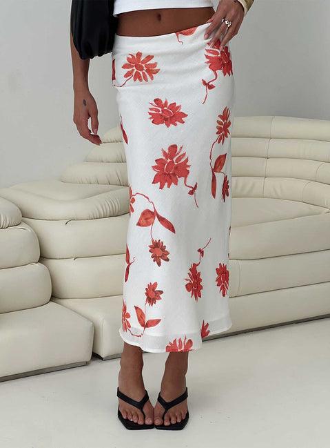 Sun Soaked Midi Skirt Multi Product Image