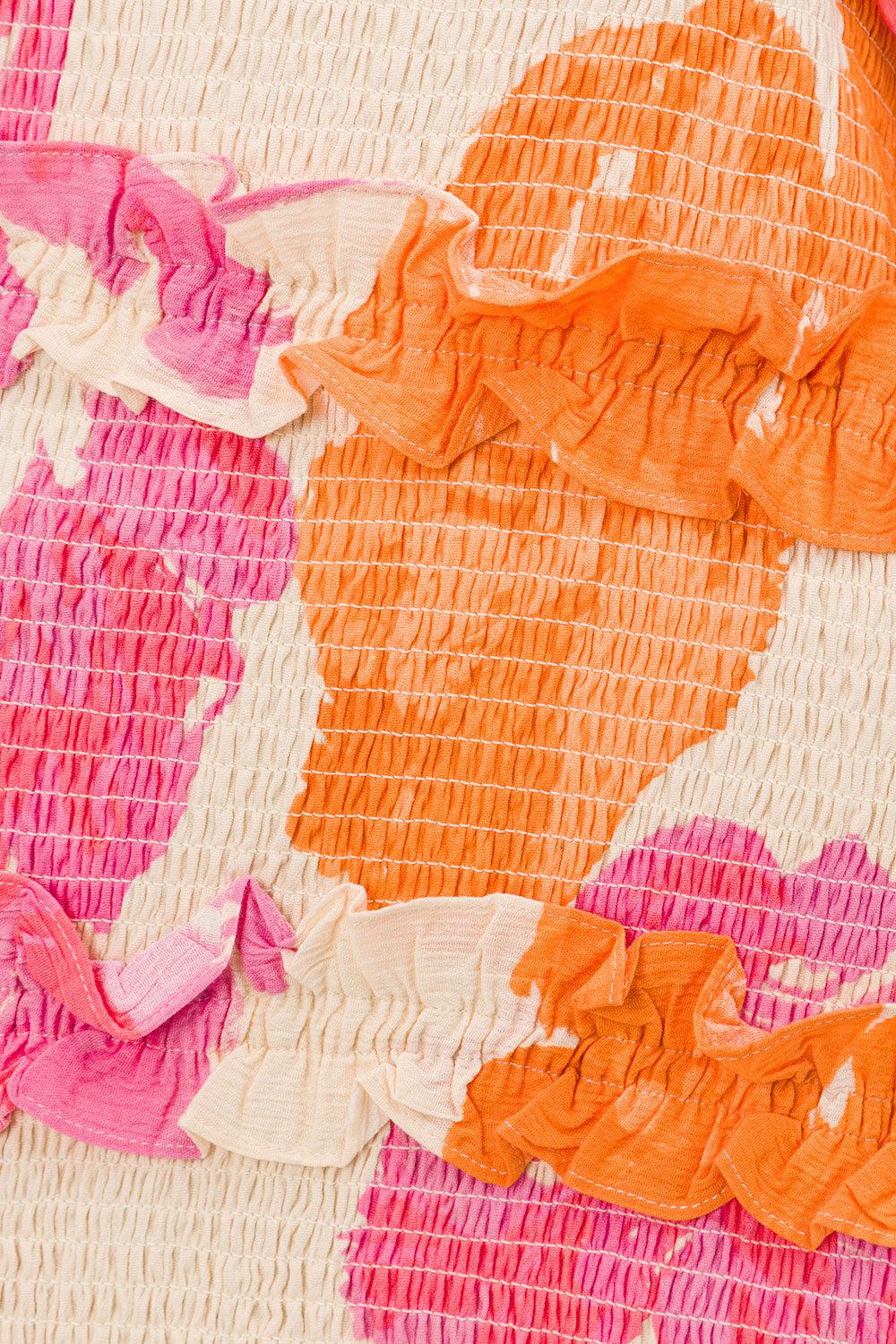 Sirromet Shirred Dress - Solstice Pink Product Image