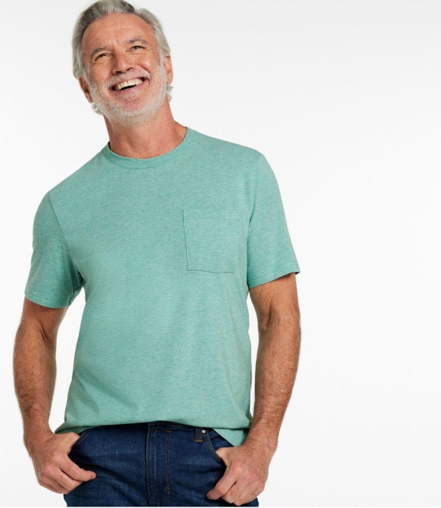 Men's Comfort Stretch Performance® Pima Pocket Tee, Short-Sleeve Product Image