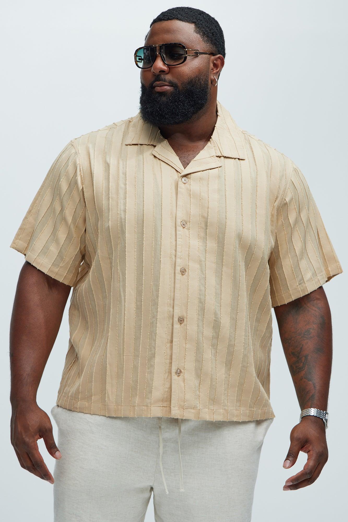 Charles Striped Shirt - Cream Product Image