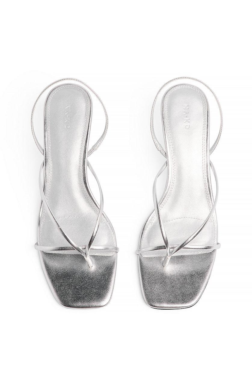 Thong Strap Wedge Heels Product Image