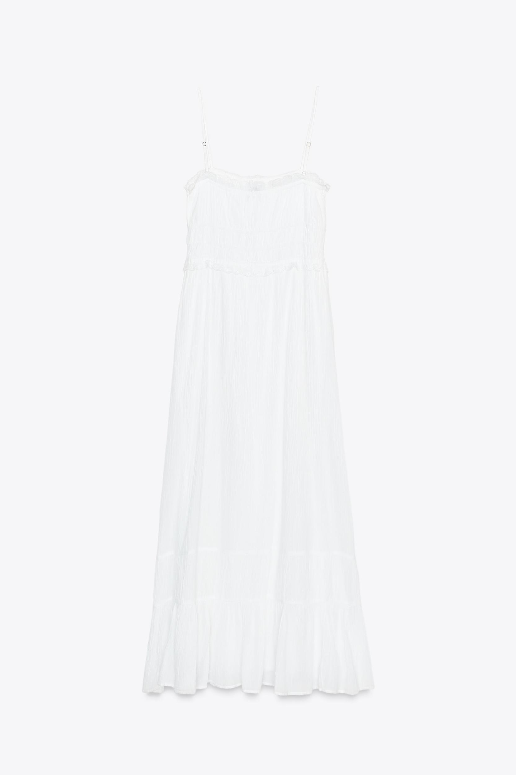 VOLUMINOUS GAUZE MIDI DRESS Product Image