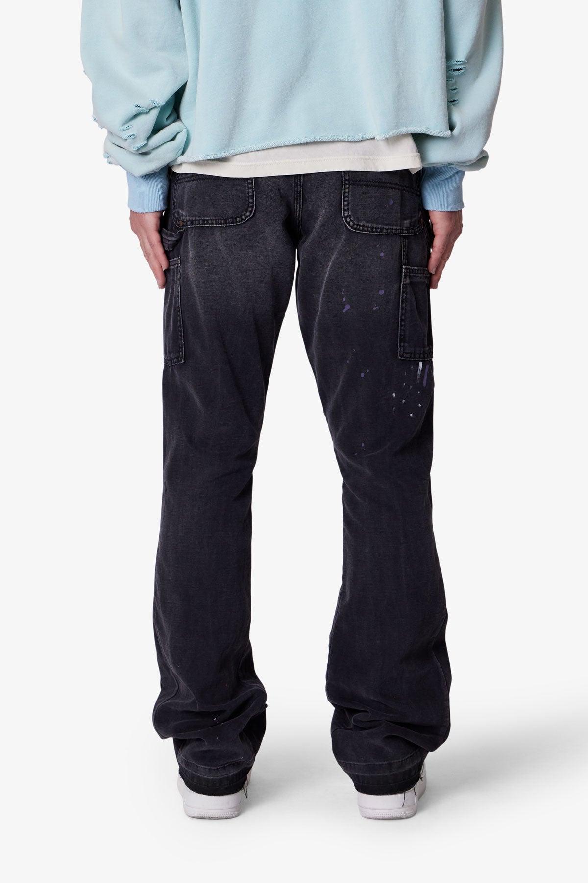 B243 Flare Denim - Black Product Image