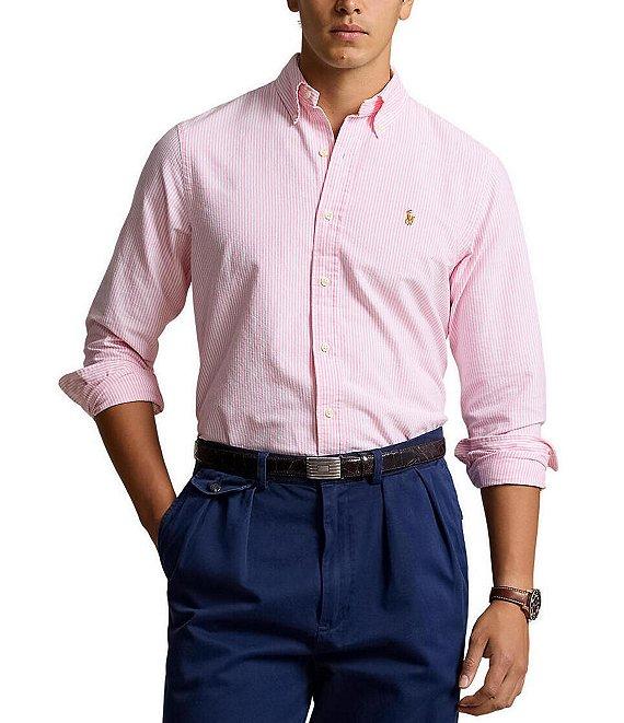 Polo Ralph Lauren Classic Fit Striped Oxford Shirt Product Image