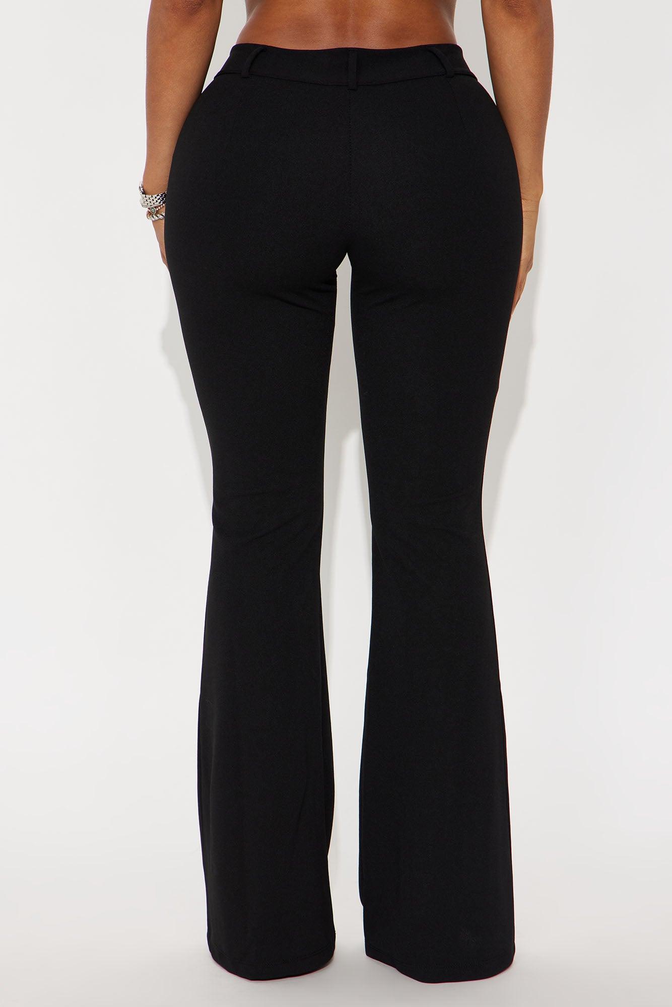 Zulema Crepe Flare Pant - Black Female Product Image