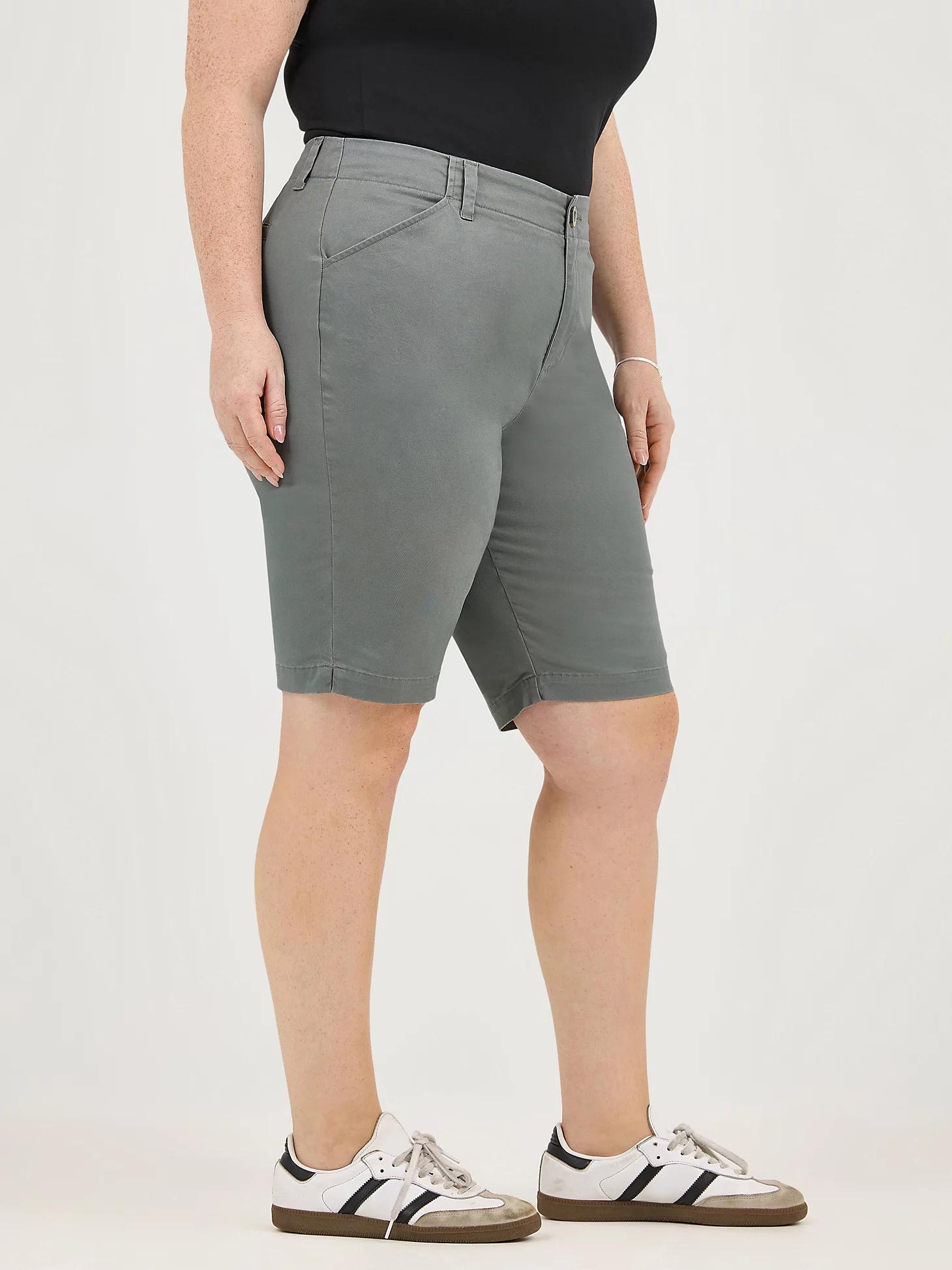 Women's Legendary Denim Chino Bermuda (Plus) | Women's Shorts | Lee® Product Image