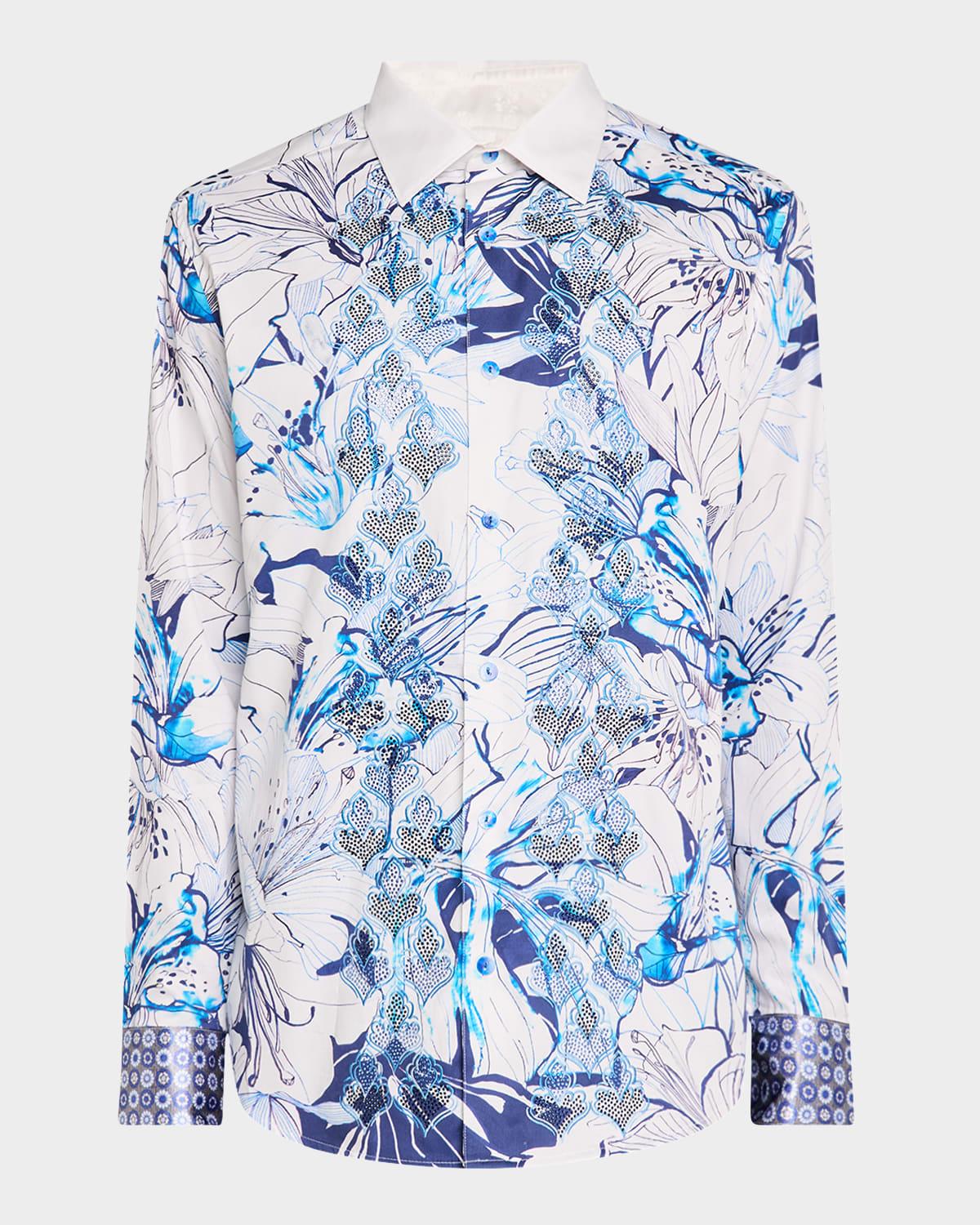 Mens Limited Edition Floral Sport Shirt Product Image