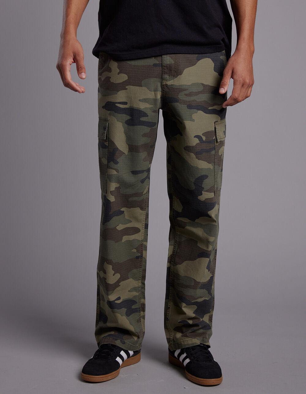 RSQ Mens Loose Cargo Ripstop Pants - ACORN Product Image