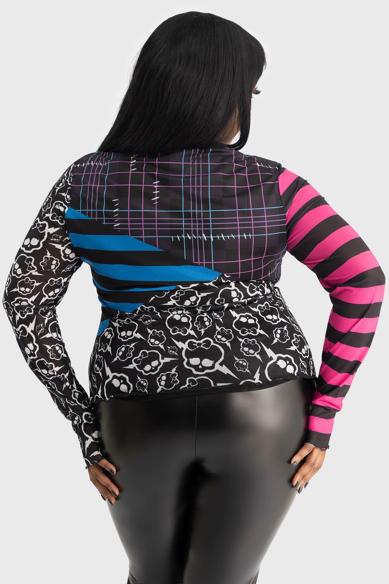 Scaring Up Some Fun Mesh Top Female Product Image