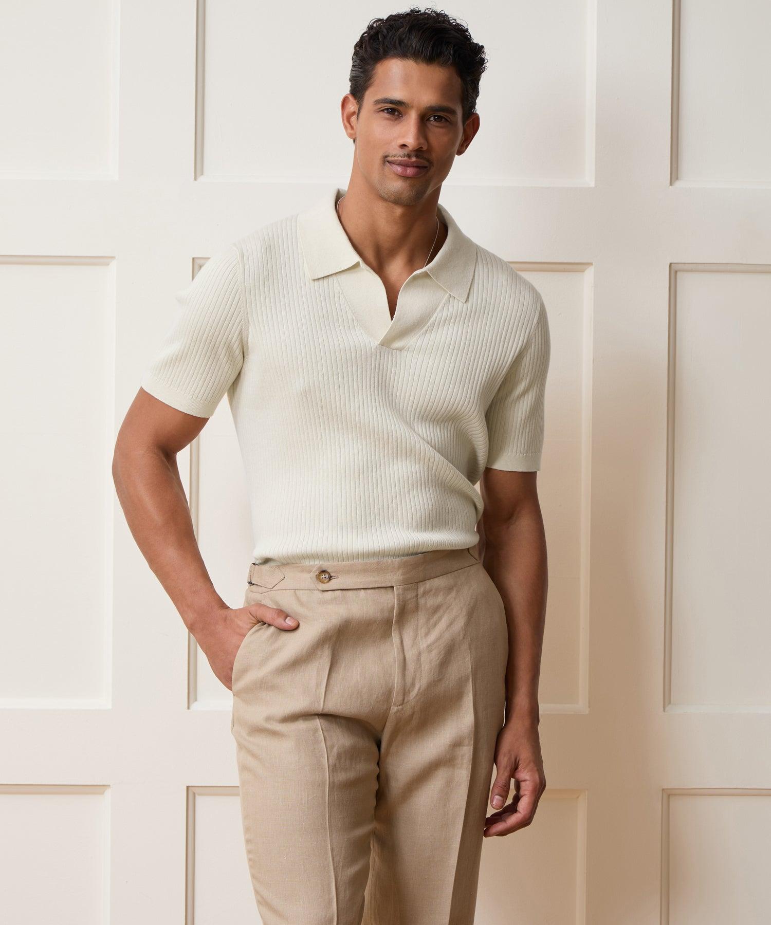 Cotton-Cashmere Sweater Polo Product Image
