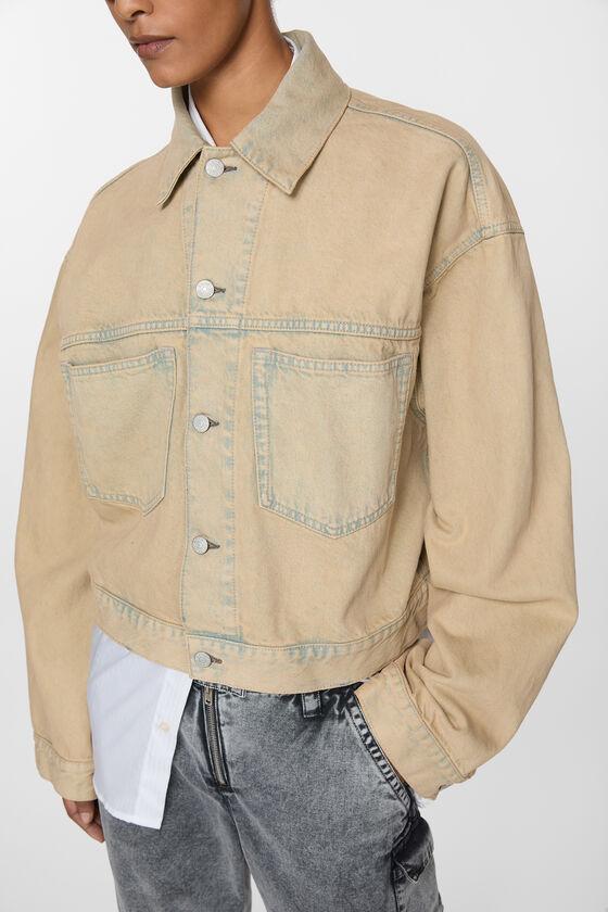 Denim jacket - Oversized cropped fit Product Image