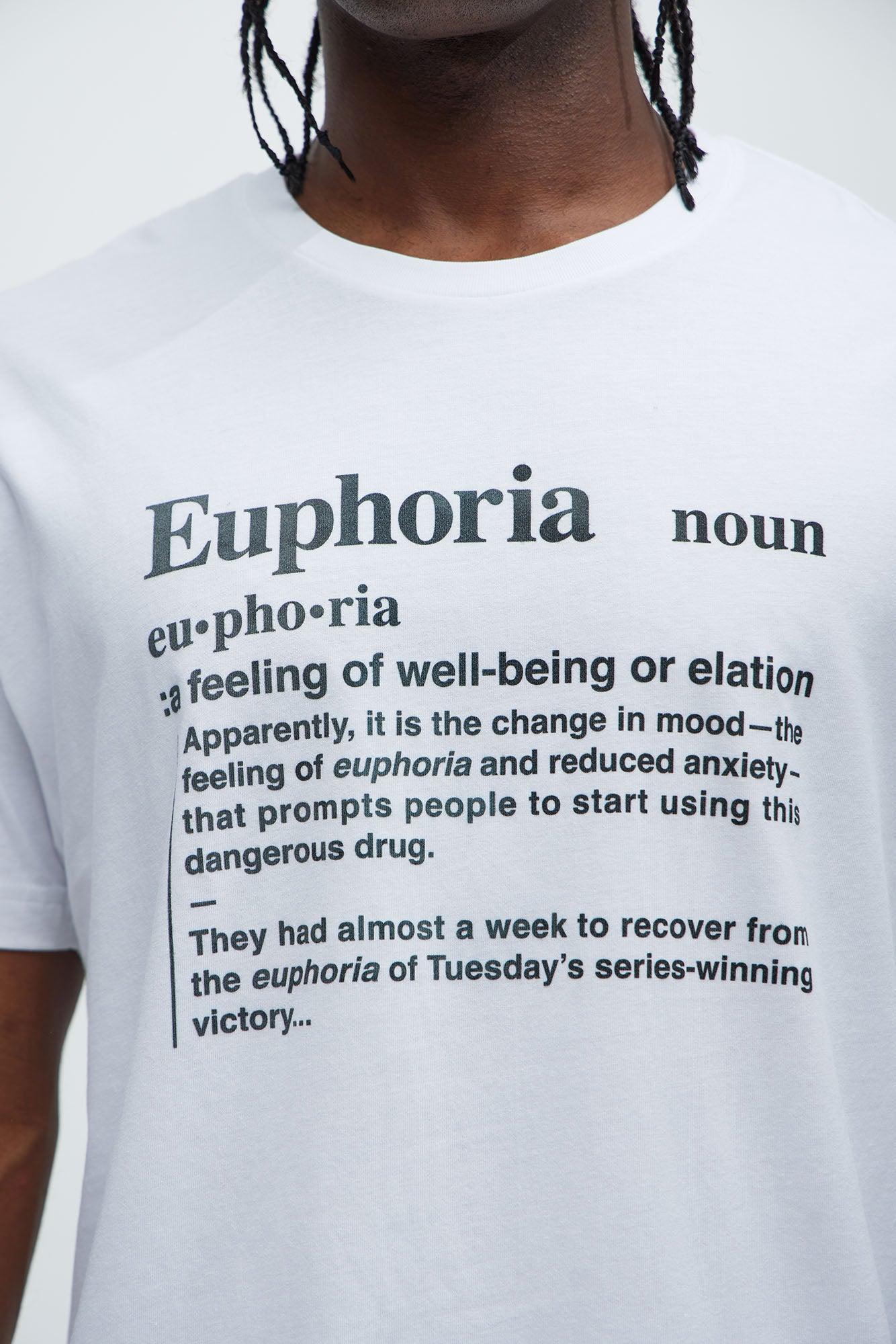 Definition Of Euphoria Short Sleeve Tee - White Product Image
