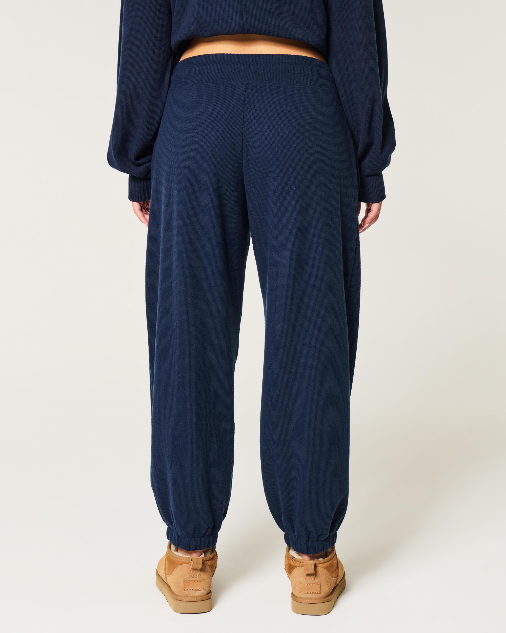 Gilly Hicks Relaxed Waffle Joggers Product Image