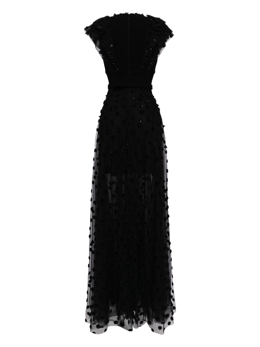 beaded tulle gown Product Image