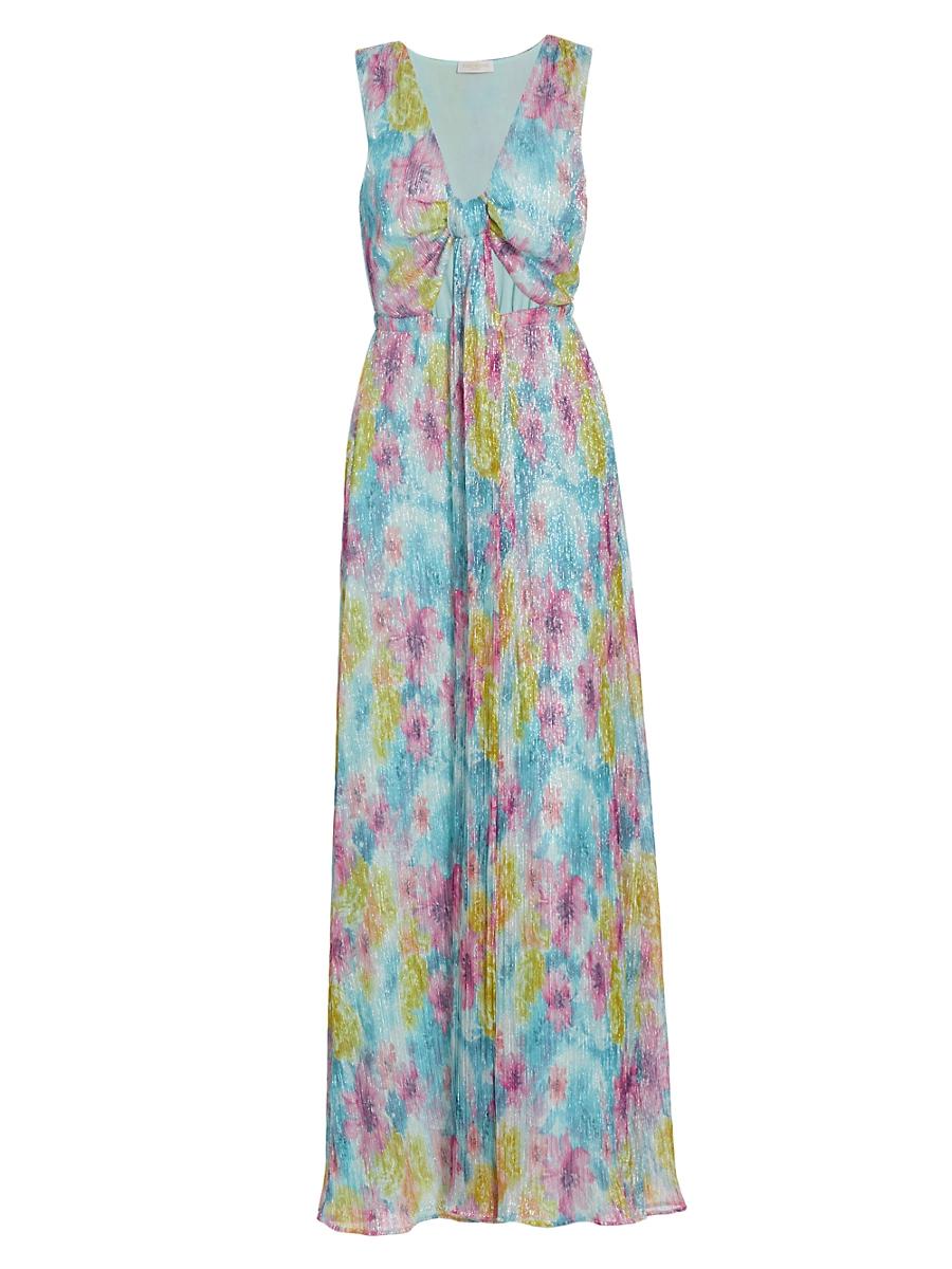 Womens Mila Watercolor Maxi Dress Product Image