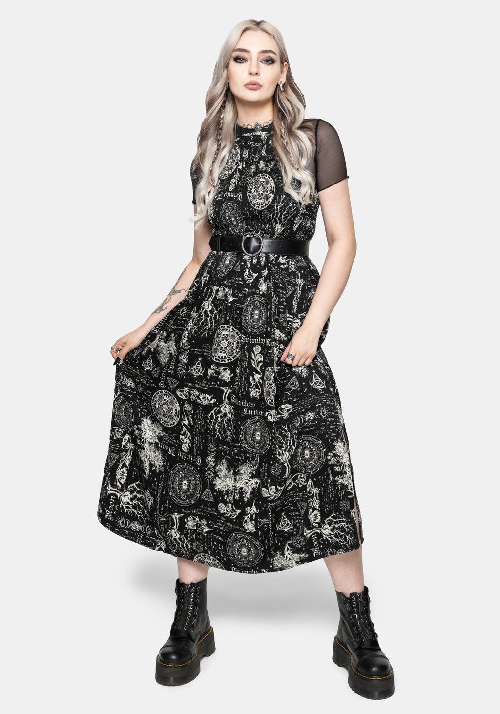 Trinity Moon Print Pull On Culotte Product Image