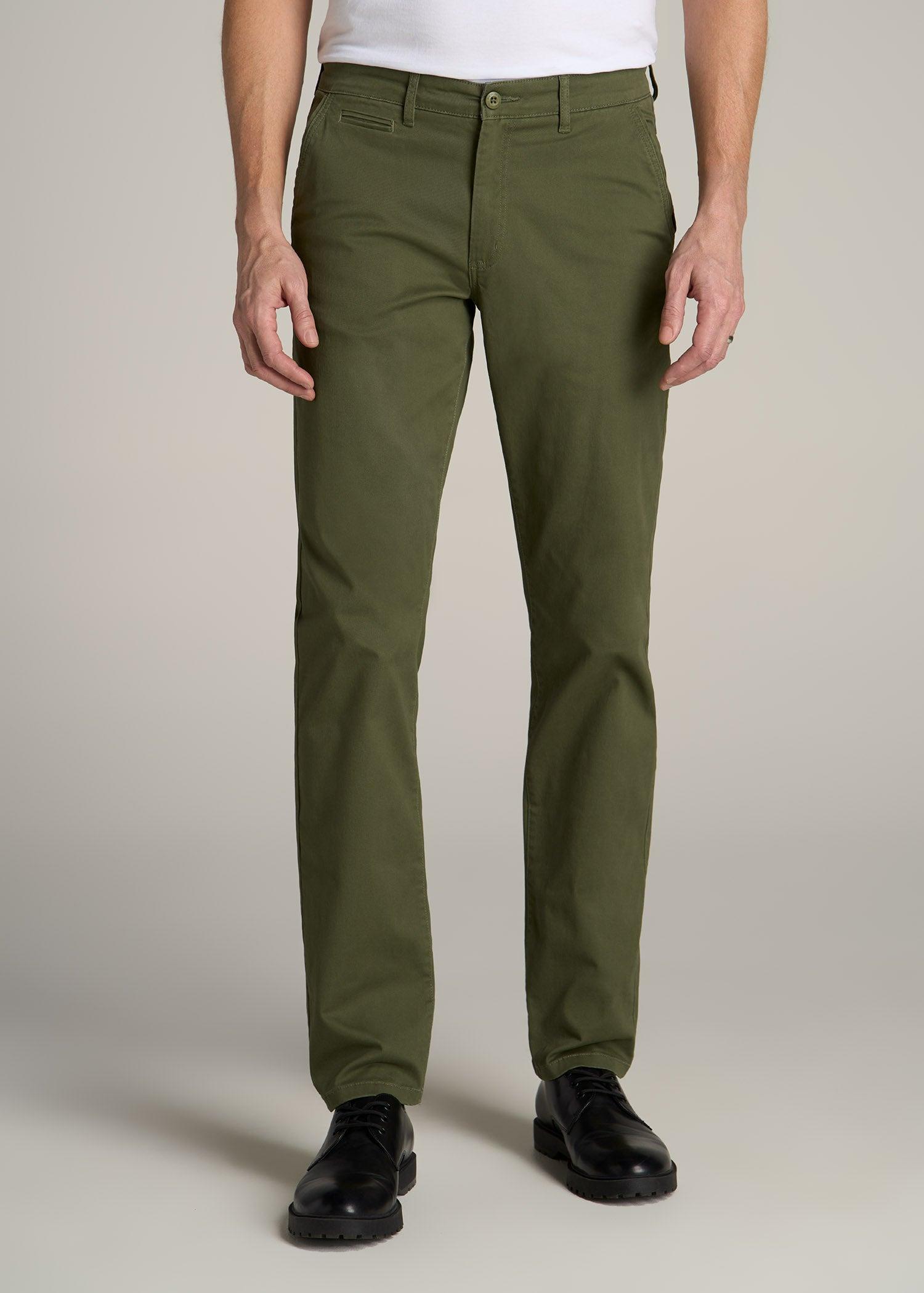 Carman TAPERED Chinos for Tall Men in Black Male Product Image