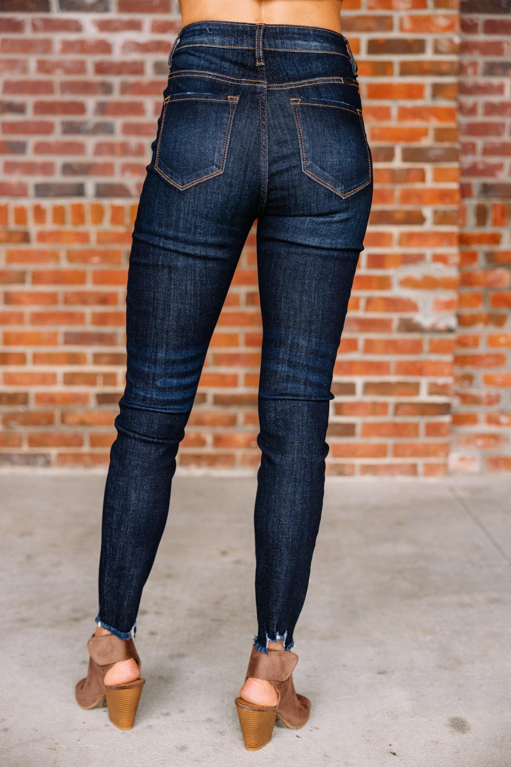 KanCan: Going Up Ultra Dark Wash High Waist Skinny Jeans Female Product Image