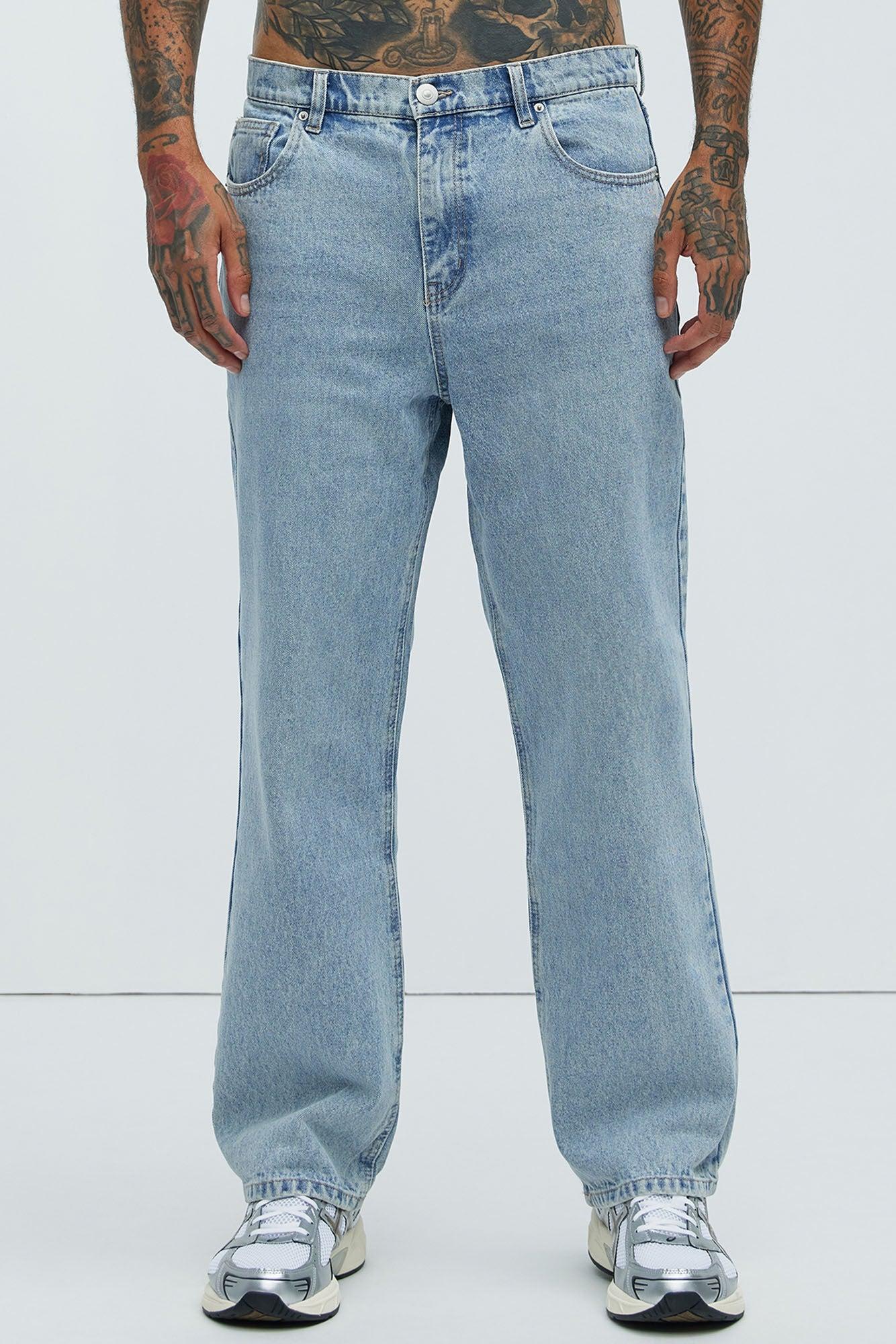 Dean Straight Jeans - Light Blue Wash Product Image