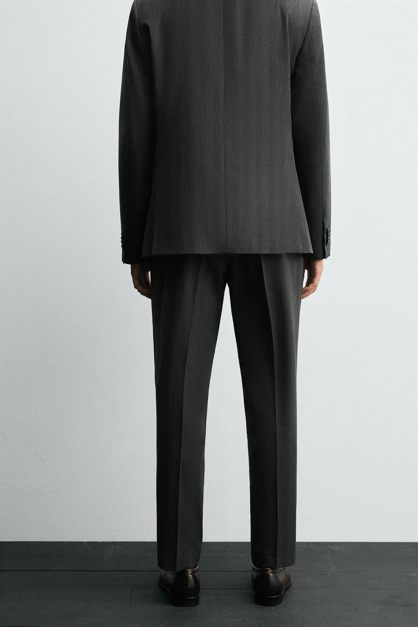HERRINGBONE SUIT PANTS Product Image