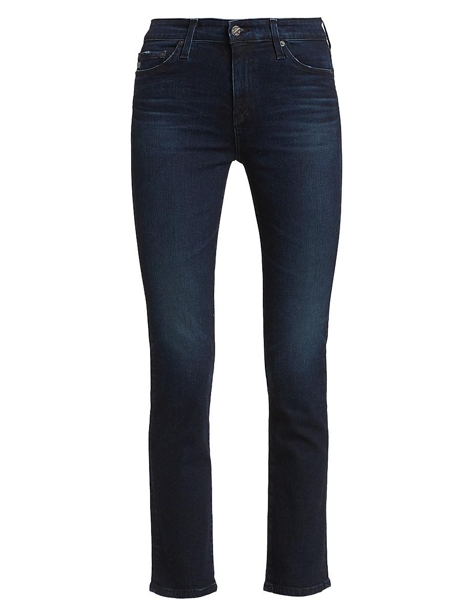 Womens Mari High-Rise Stretch Straight Jeans Product Image