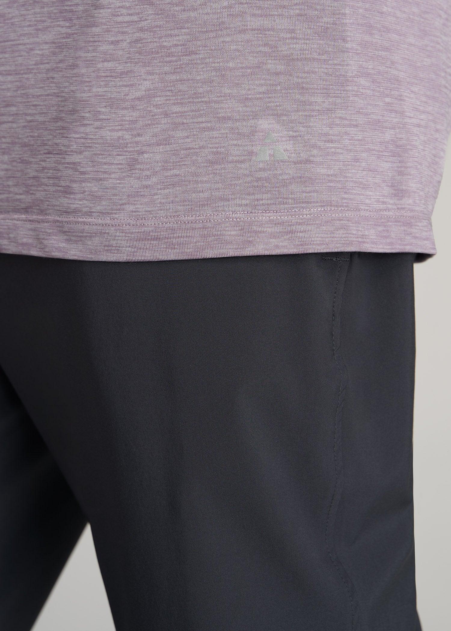 A.T. Performance MODERN-FIT Raglan Short sleeve Tee for Tall Men in Lavender Mix Product Image