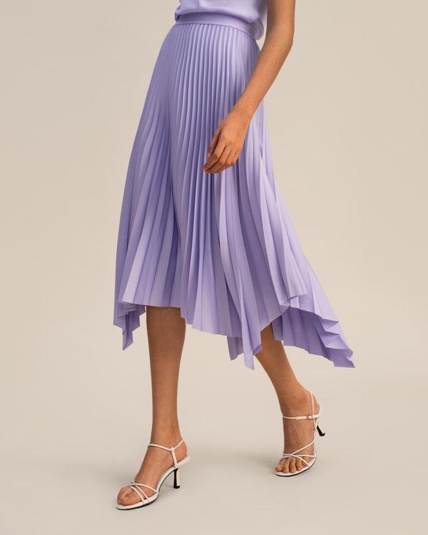 Pleated Handkerchief Skirt Product Image