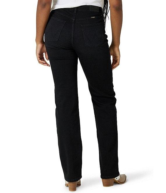 Wrangler® High Rise True Straight Jeans Product Image
