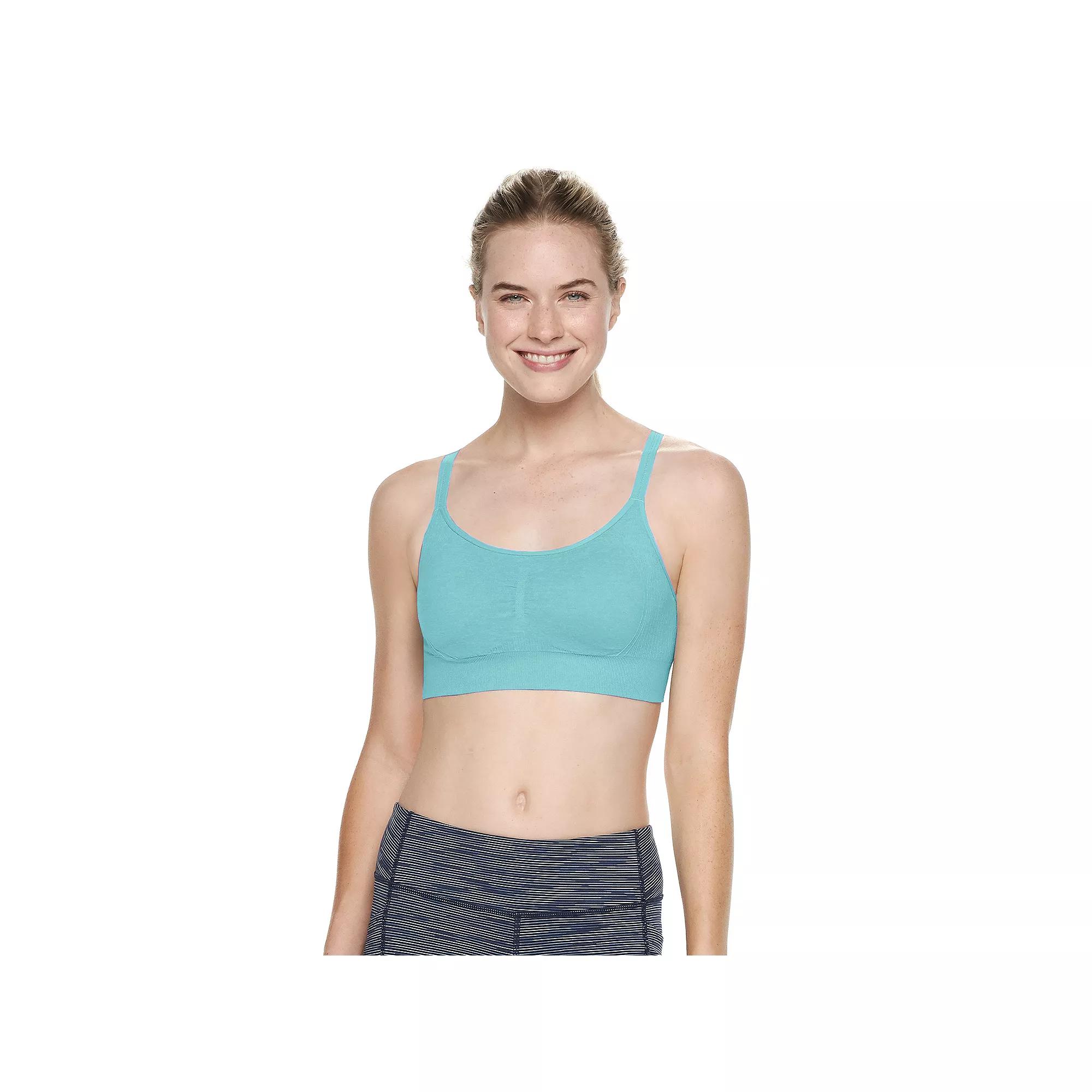 Tek Gear® Seamless Low-Impact Adjustable Sports Bra, Women's,  Product Image