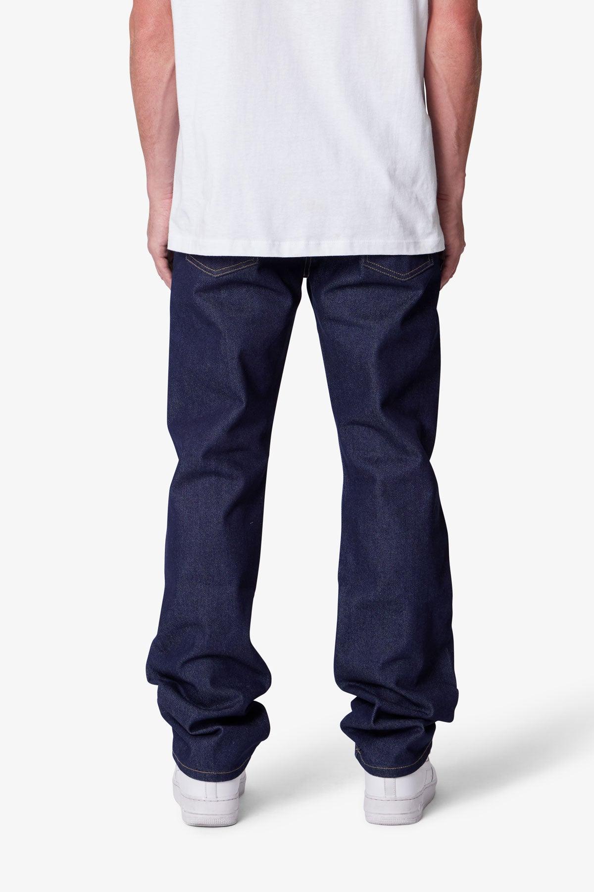 Raw Straight Denim - Rinsed Indigo Product Image