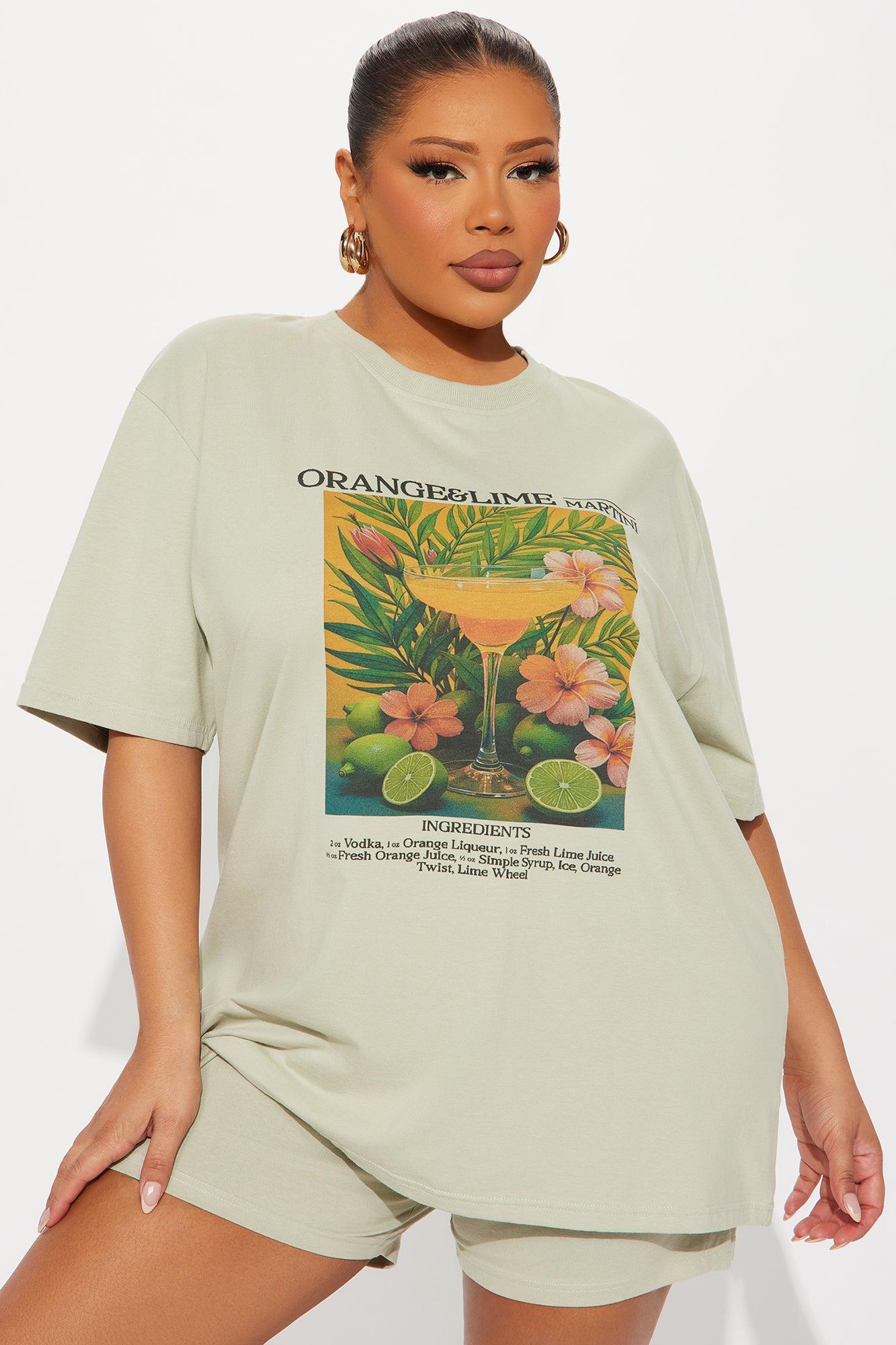 Martini Mood Short Set - Sage Product Image