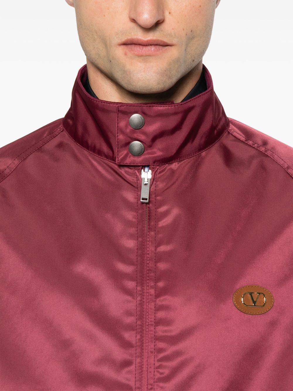 zip-up bomber jacket Product Image