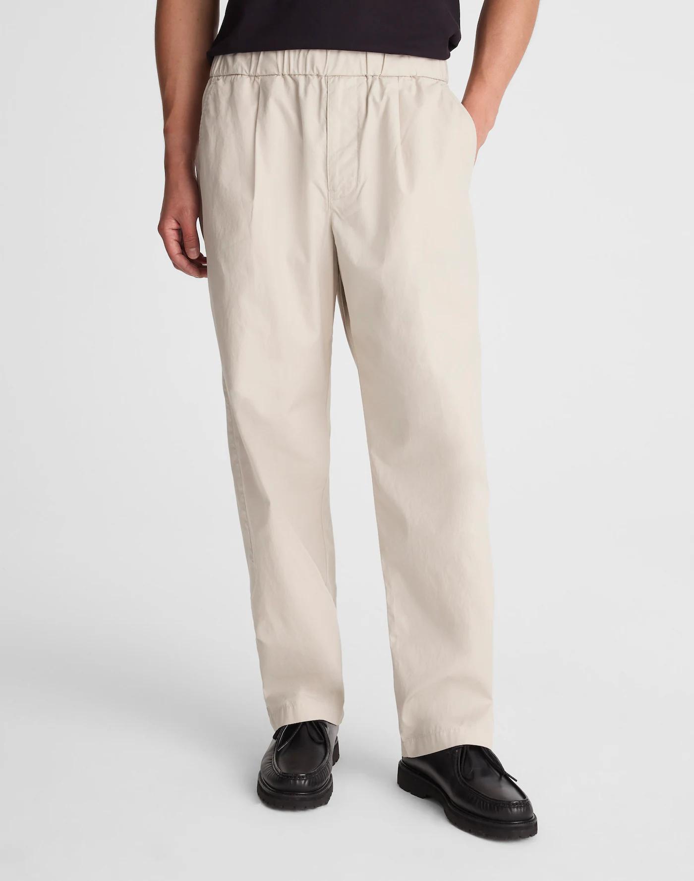 Pleated Poplin Pull-On Pant Product Image