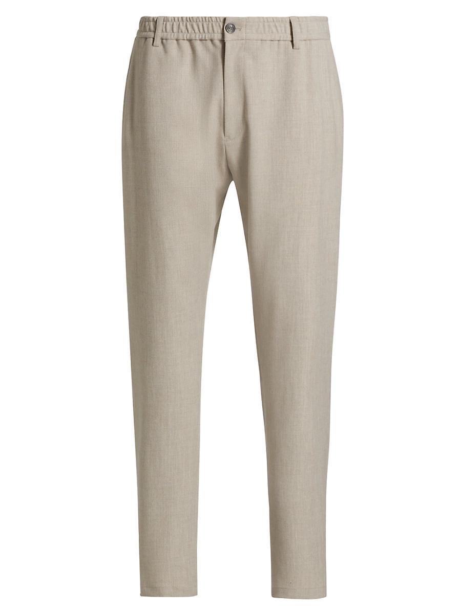 Men's Stretch Gabardine Flat-Front Trousers Product Image