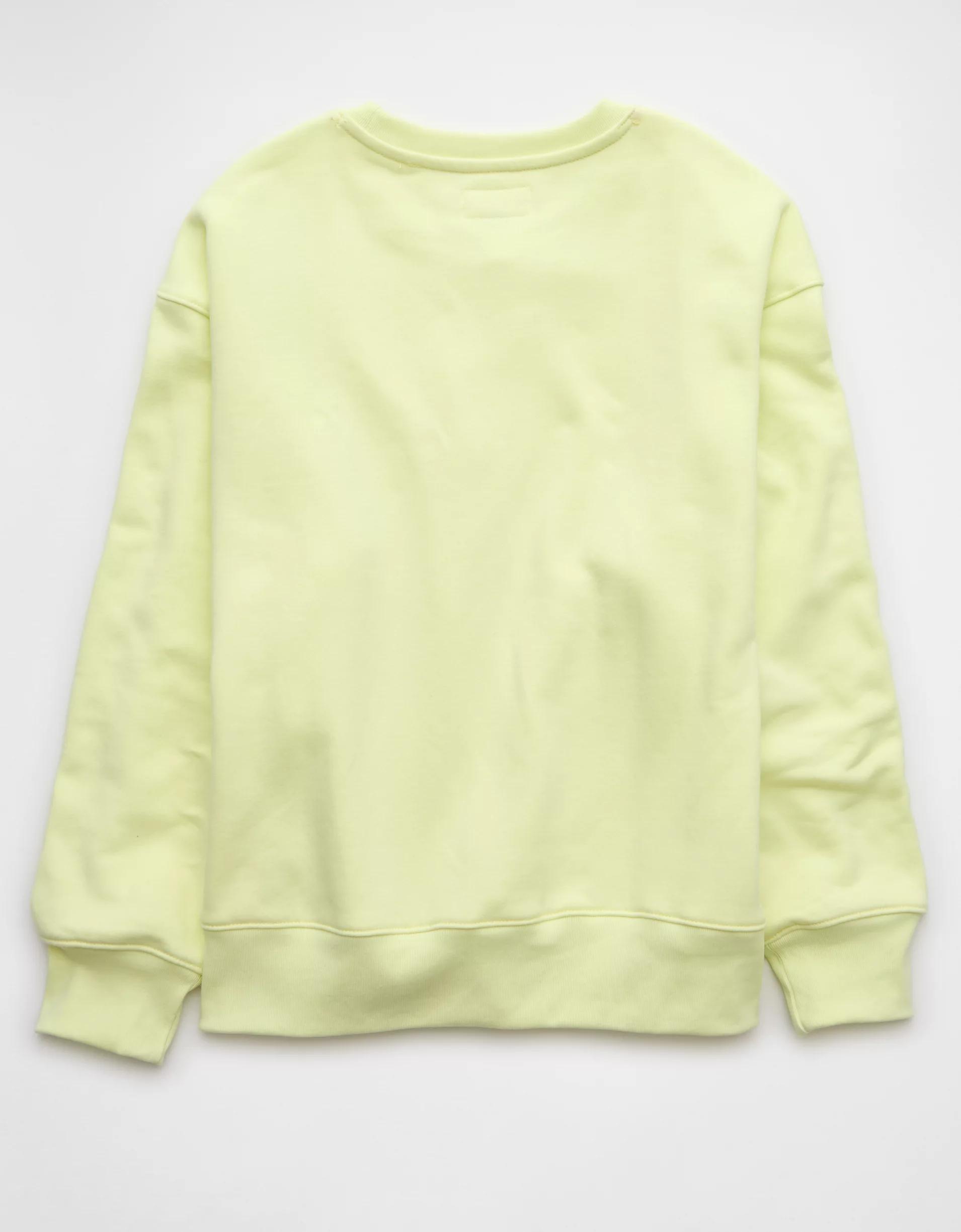 AE Everyday Luxe Crew Neck Sweatshirt Product Image