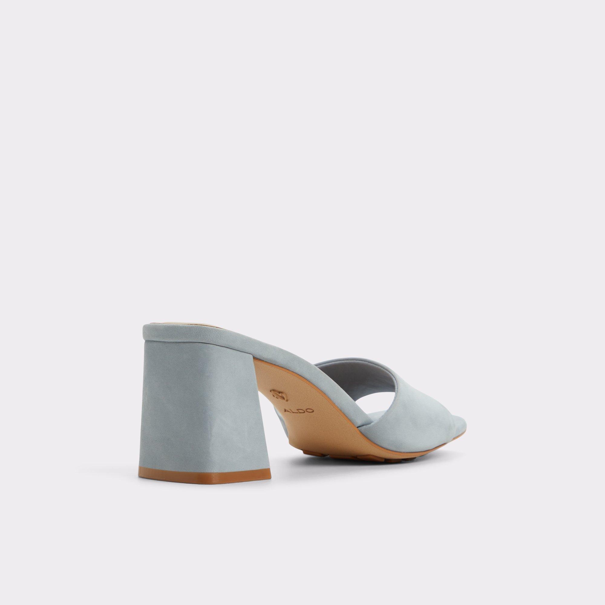 ALDO Tisha - Women's Heeled Mules Sandals - Blue, Size 10 Product Image