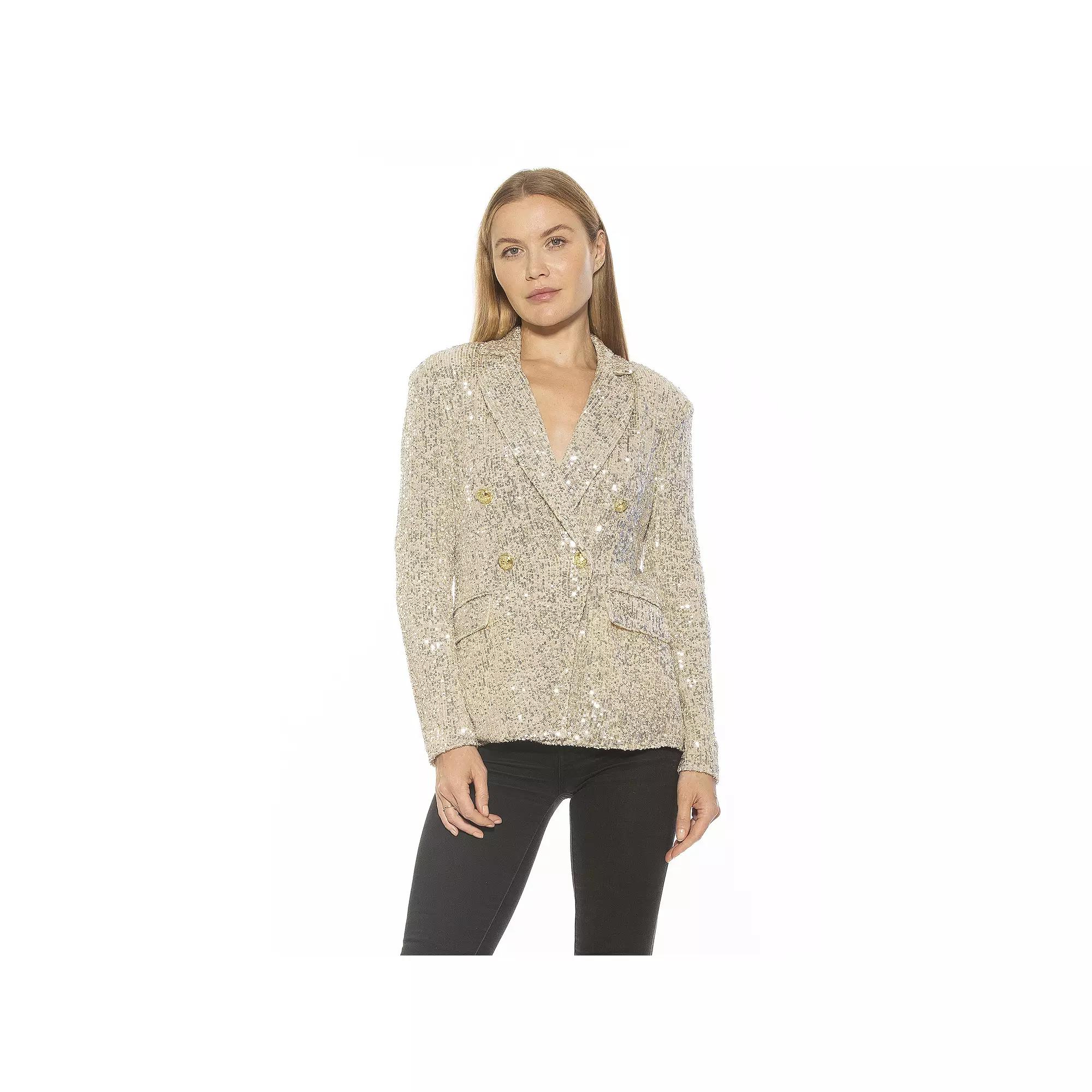 Women's ALEXIA ADMOR Abbi Longline Double Breasted Jacket,  Product Image