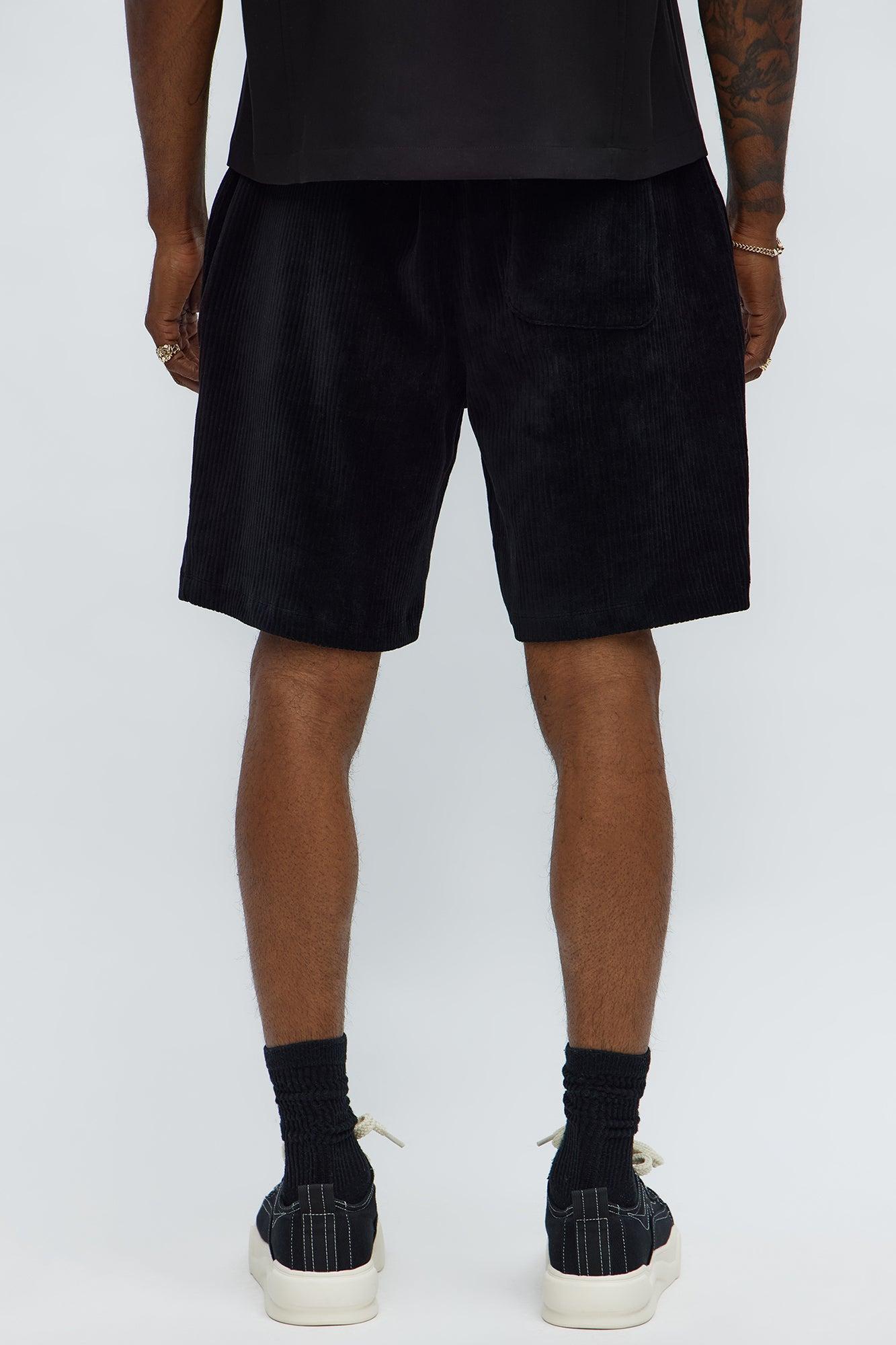 Saint Sweatshort - Black Male Product Image