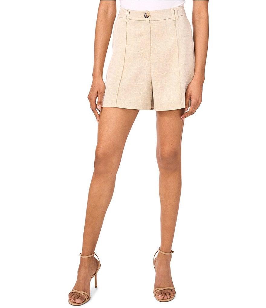Vince Camuto Twill Pleated Shorts Product Image