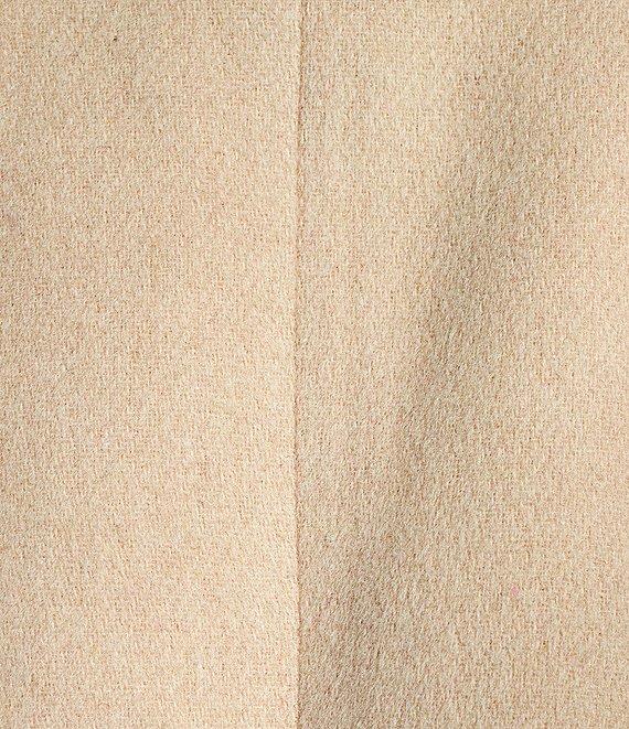 A Loves A Wool Blend Knit Notch Lapel Button Front Sleeveless Oversized Blazer Vest Product Image