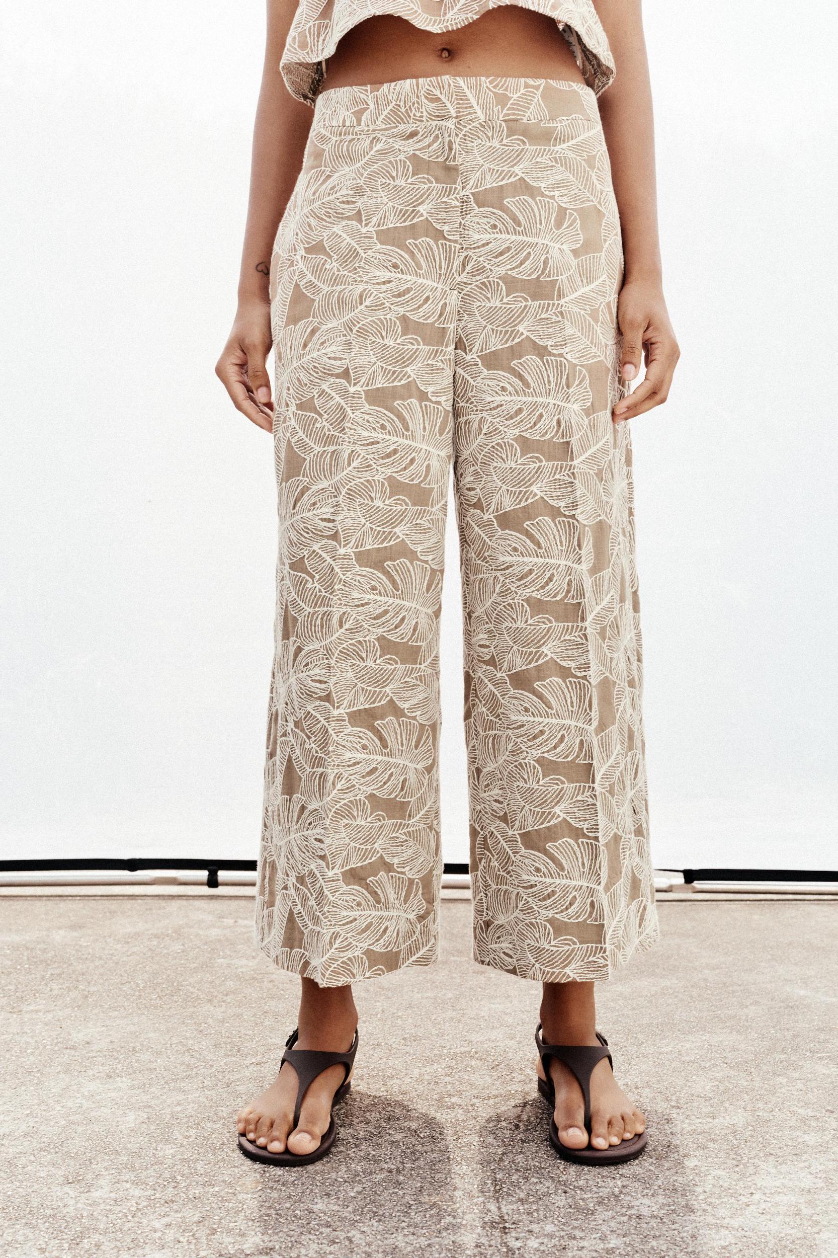 EMBROIDERED CULOTTES Product Image