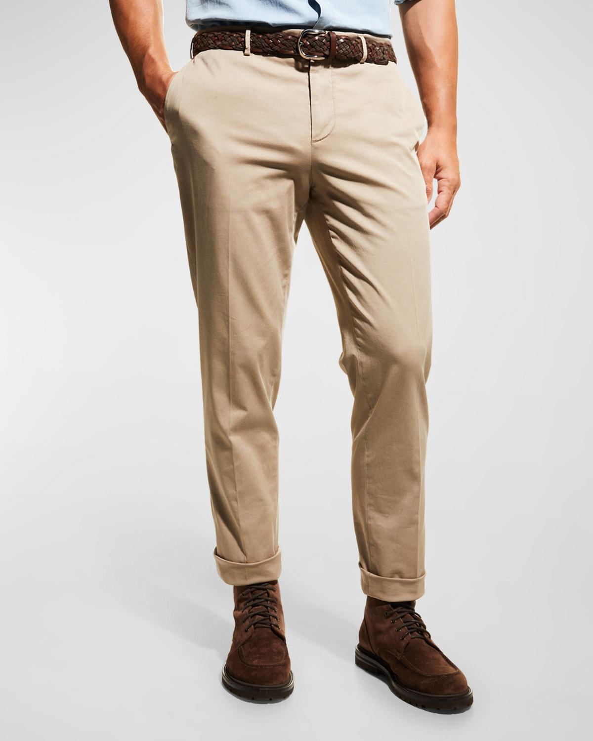 Mens American Pima Italian-Fit Chino Trousers Product Image