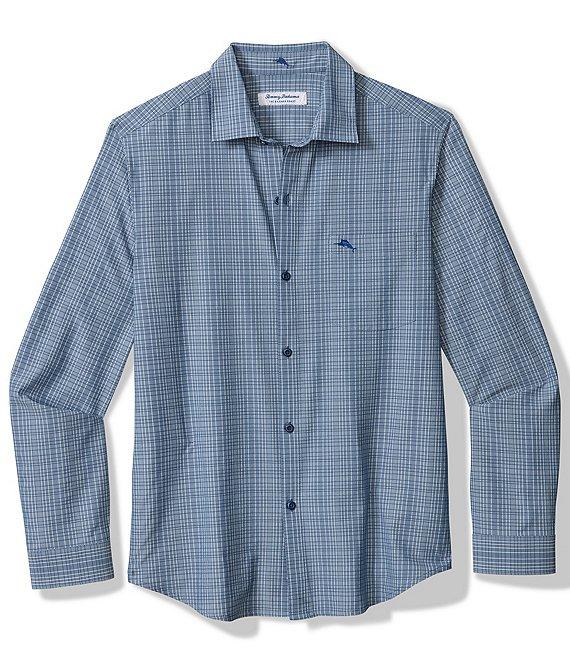 Tommy Bahama IslandZone Bahama Coast Tidal Check Long Sleeve Woven Shirt Product Image