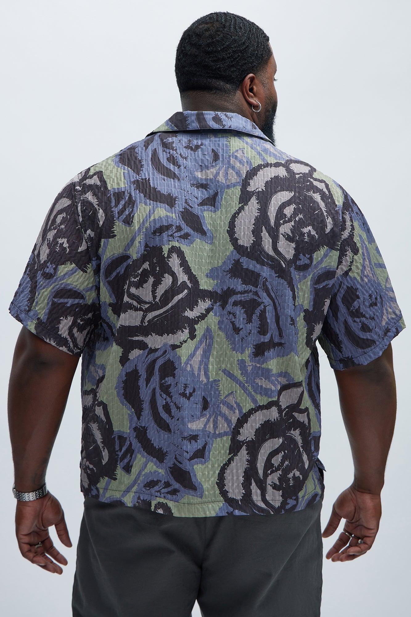 Static Textured Shirt - Black/combo Product Image