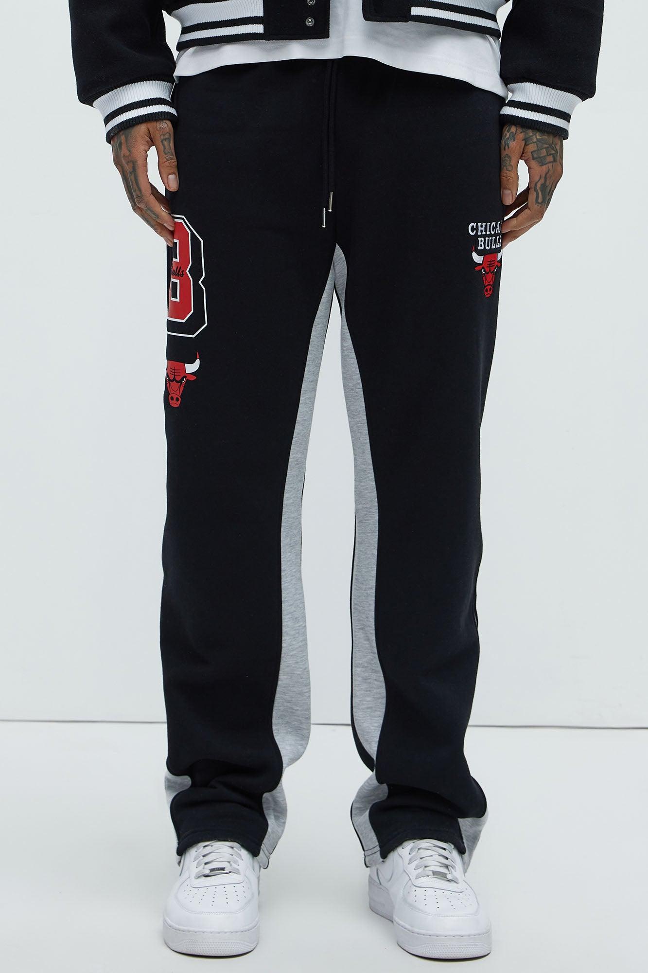 Bulls Backboard Skinny Flare Sweatpants - Red/Black Male Product Image